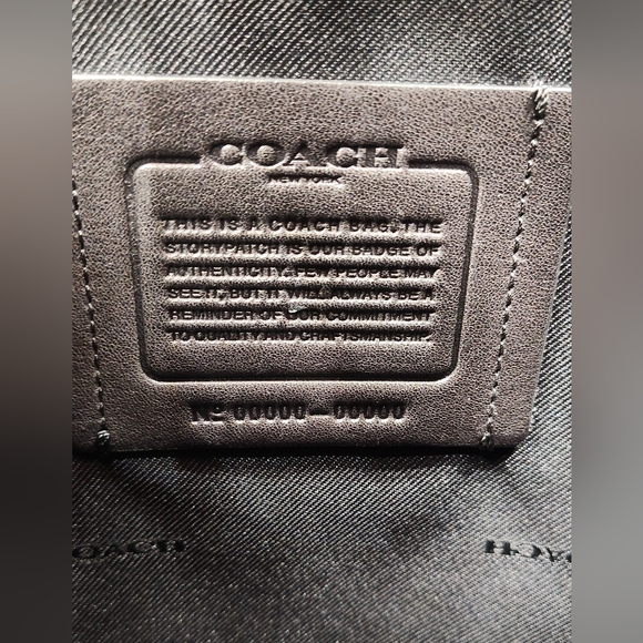 SOLD- Coach Rivington Backpack With Coach Patch-Black/Purple. EUC - Picture 9 of 10